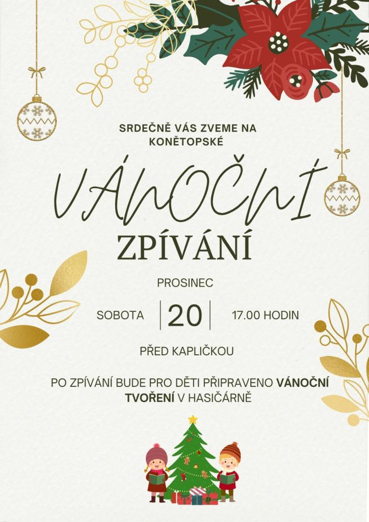 Konětopské vánoční zpívání 20.12.